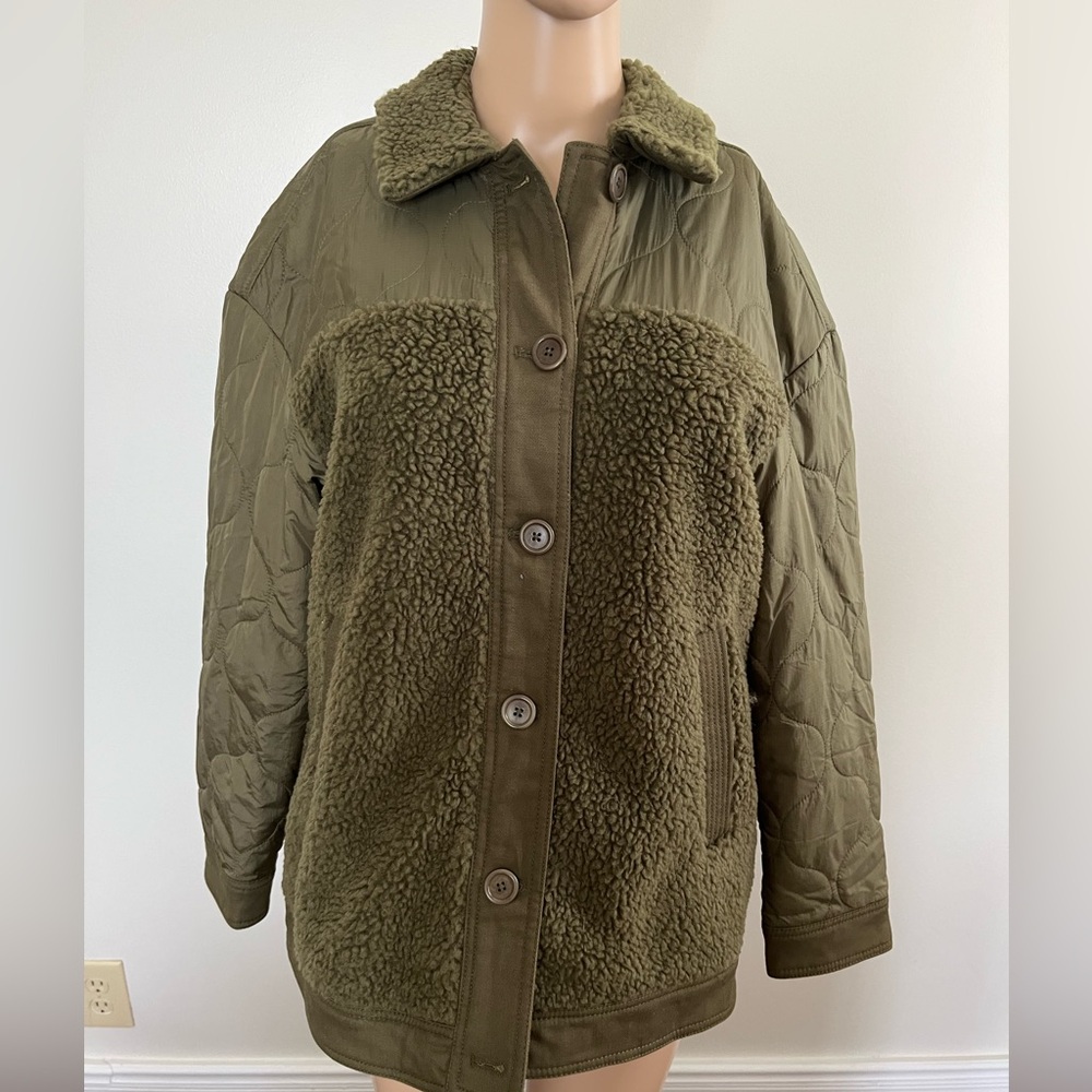 Madewell Hybrid Sherpa Jacket NWT - Picture 5 of 8